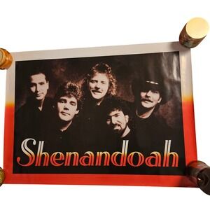 Shenandoah Extra Mile Vintage 1990 Promo Album Poster 26x36 CBS‎ Records Country